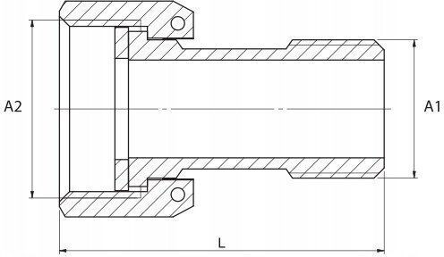Diamond Ρακόρ Σύνδεσης Σωλήνα Ορειχάλκινο 1/4" 1mm