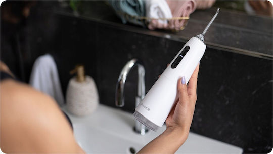 TrueLife Aquafloss Compact Воден Иригатор Бял