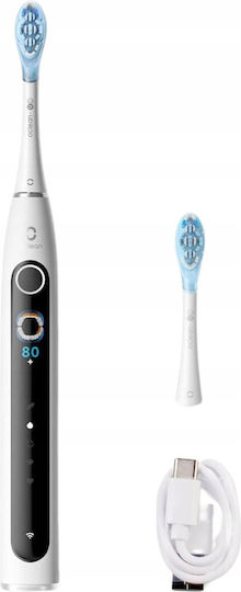 OClean X Pro Ηλεκτρική Οδοντόβουρτσα με Αισθητήρα Πίεσης Λευκή