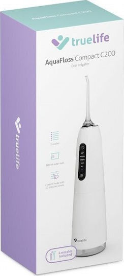 TrueLife Aquafloss Compact Воден Иригатор Бял
