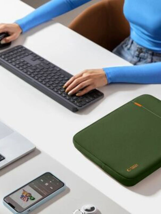 Tech-Protect Defender Geantă Husă pentru laptop 16" în culoarea Verde