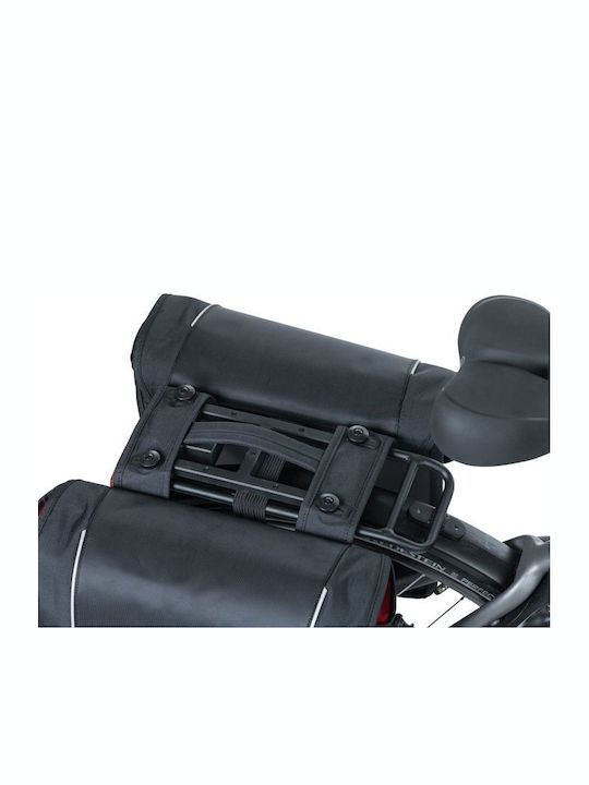 Basil Double Urban Bicycle Bag Basil Sport Design Double Pannier Bag Mik 32L Mik System Ready to Use Black New 2024