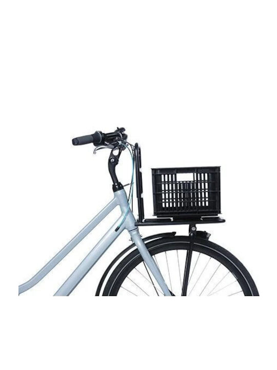 Handlebar Carrier Basket Basil Bicycle Crate S 17.5l Recycled Synthetic Black New