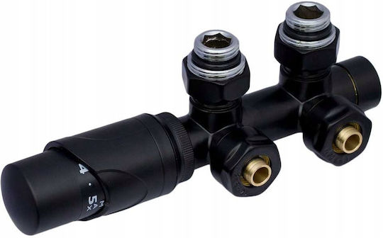 Tully Kombiniertes Thermostat-Set Schwarz Tztz C