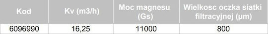 6096990 Valvex Magnetyzer Сепаратор На Замърсявания H-pure Gz 5/4"
