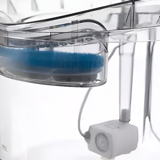Dispenser și Hranitor 2în1 pentru Animale Idealstore Dimensiune 16.5 X 22 Cm Capacitate 2l Filtru în 3 Straturi Curățare Ușoară Transparent