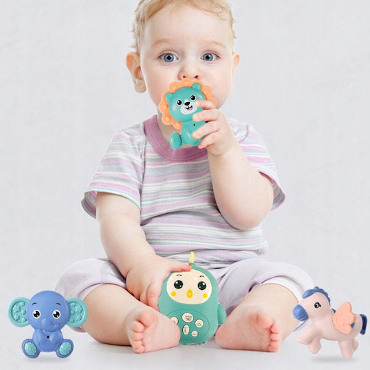 Multifunctional Interactive Happy Bed Bell Idealstore 360 Rotation Light Sound Effects Lullabies Animal Stories Detachable Rattles Remote Control Included