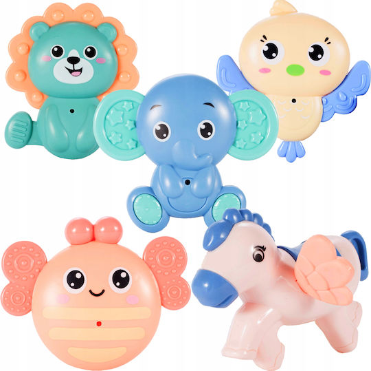 Multifunctional Interactive Happy Bed Bell Idealstore 360 Rotation Light Sound Effects Lullabies Animal Stories Detachable Rattles Remote Control Included
