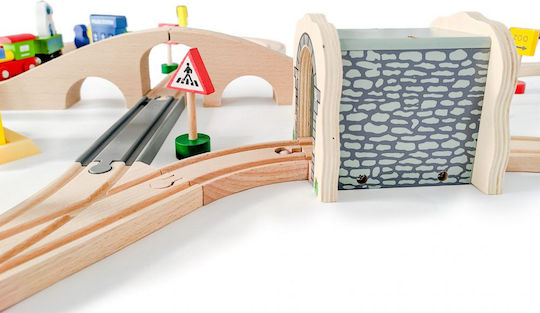 Set mit Zug aus Holz für 3+ Jahre alt+ Jahre