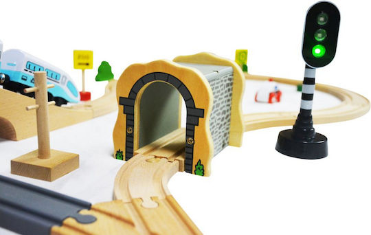 Set mit Zug aus Holz für 3+ Jahre alt+ Jahre