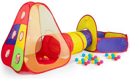 I Play Kids Play Tunnel Multicolour