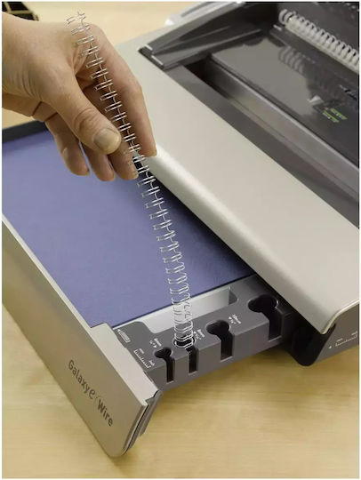 Fellowes Galaxy-E Wire Binder Bookbinder Machine for Spirals for Maximum 20 Sheets 5622501