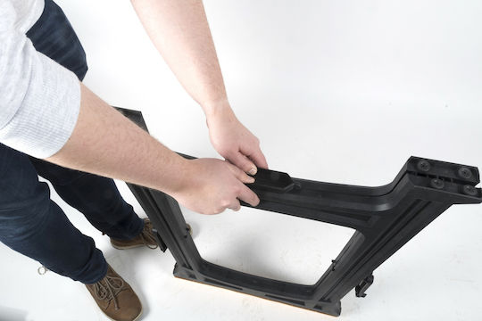 Kinzo Șevalet Plastic cu Greutate Maximă Suportată 170kg 2buc