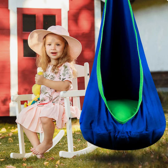 Hanging Swing Nest 55x55x55cm Blue
