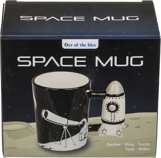 Spaceman Κούπα Κεραμική Μαύρη