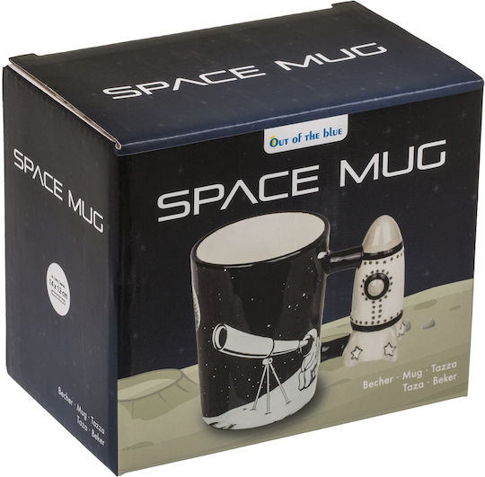 Spaceman Κούπα Κεραμική Μαύρη