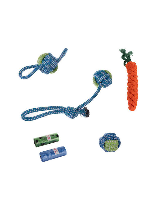 Set of Chewing Tug Dog Toys for Dogs 16 Pieces 00025384
