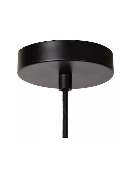 Lucide Lightning Κρεμαστό Φωτιστικό Μαύρο με Ντουί E27