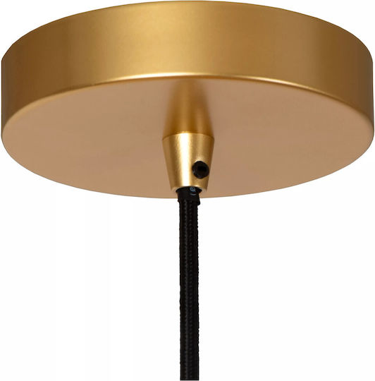 Lucide Lightning Mesh Hängelampe Gold 85x85cm.