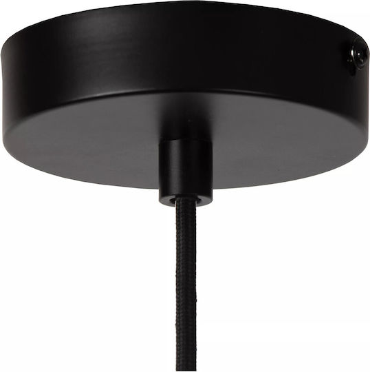 Lucide Lightning Κρεμαστό Φωτιστικό Μαύρο με Ντουί E27 30x163εκ.