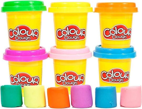 Idealstore Colour Dough Playset Package Dimensions 38 x 5 x 7 Includes 6 Multicoloured Doughs 50 ml Capacity Box Helps Develop Motor Skills Imagination In Children