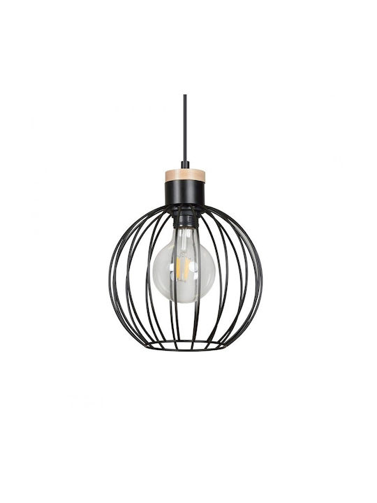 Emibig Lustră Negru cu Dulie E27