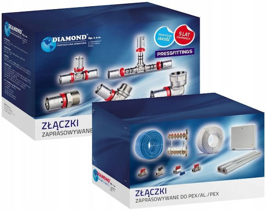 Diamond Irrigation Connector Silver
