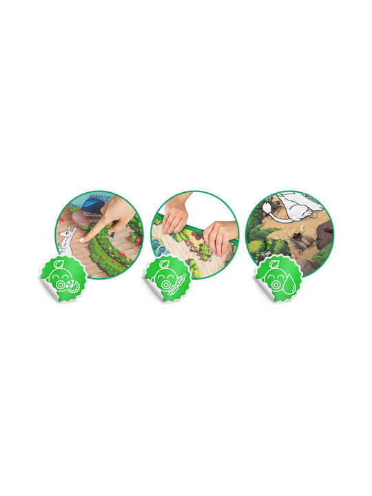 Термоустойчиво пяна за игра Детска стая Идеален магазин Първи стъпки Възможност за рисуване Сгъваем 120x90 Антислип система Защита от удари Зоопарк