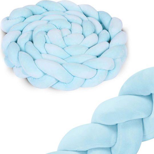 Bettumrandungen Geflochten Innerhalb Blue