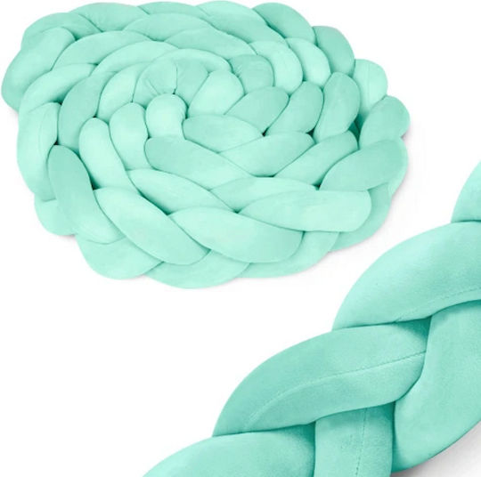 Bettumrandungen Geflochten Innerhalb Mint Green