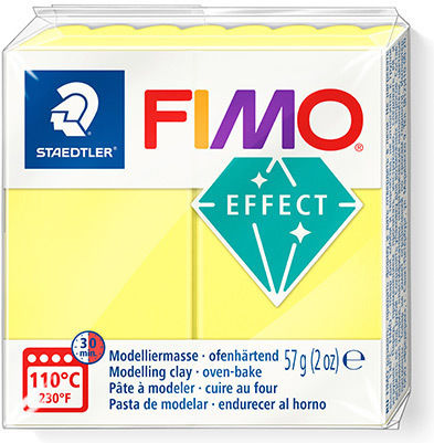 Staedtler Fimo Effect Polymeric Modelling Clay Yellow 57gr