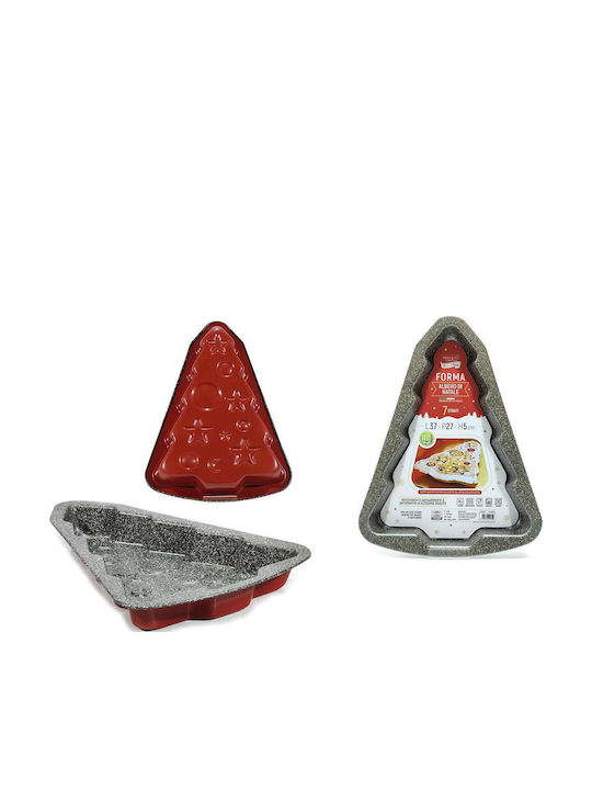 General Trade Weihnachtliche Süßigkeiten Pfanne/Form Bäume 37x27x5cm