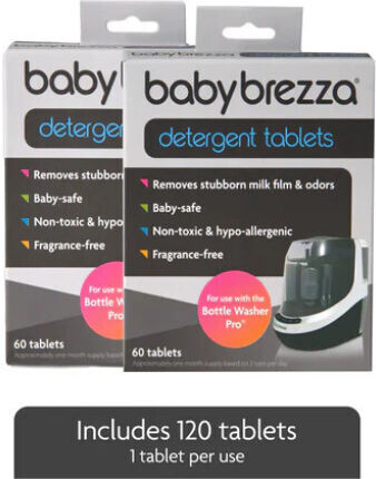 Baby Brezza Detergent Tablets Bottle Washer Pro 120 Tablets