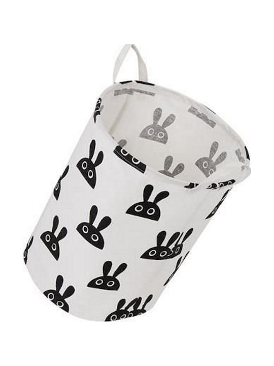 Детска кошница за играчки Черен 43x37см 1бр