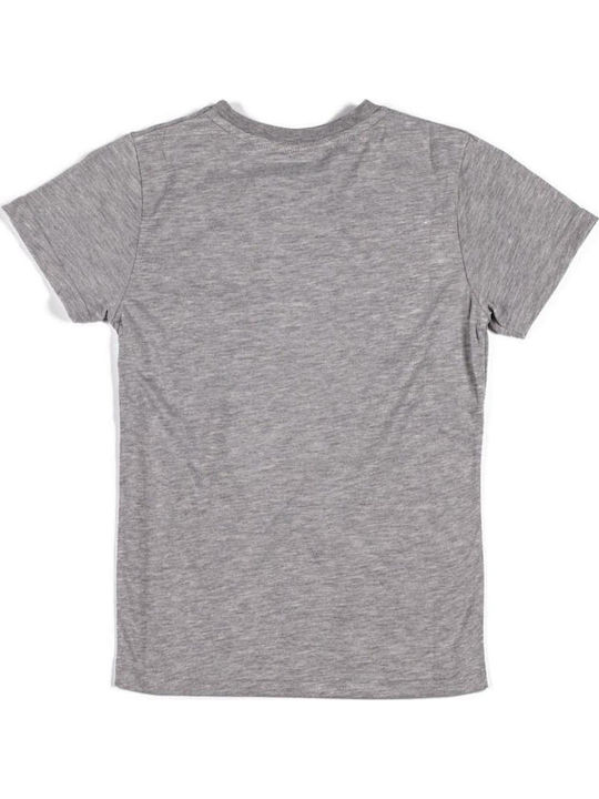 Παιδικό T-shirt Γκρι Basic Graphic 88-3713 Grey