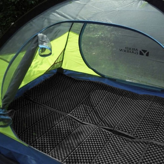 Spumant Single Substrat Camping 180x60cm Grosime 1cm în culoarea Negru