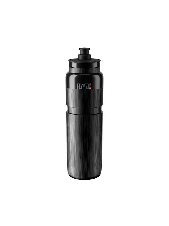 Elite Water Bottle Plastic Bike 950ml Black