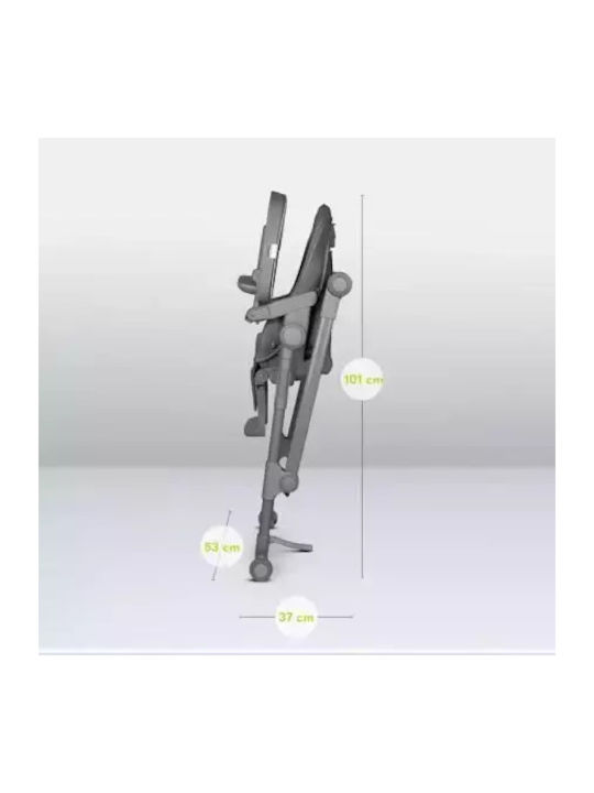 Lionelo Cora Plus Foldable Baby Highchair 2 in 1 Gray