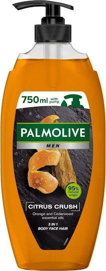 Palmolive Bubble Bath Gel for Men and Citrus Scent 750ml