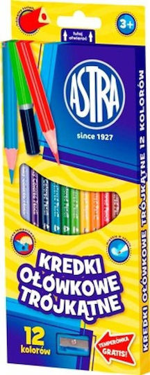 Astra Rainbow Jumbo 12 Coloured Pencils