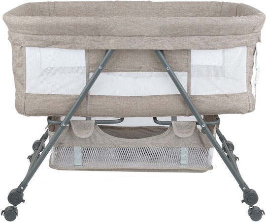 Cradle Playpen with Mattress and Wheels Beige
