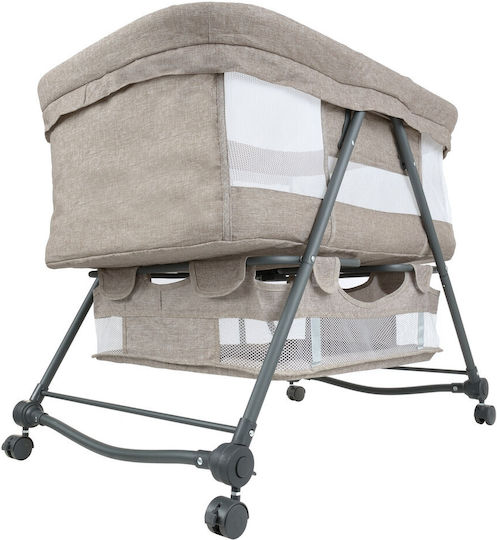 Cradle Playpen with Mattress and Wheels Beige