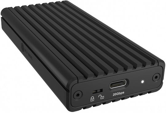 Icy Box External Case for Hard Drive M.2 PCI Express with Connection Type-C
