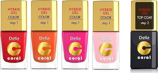 Delia Cosmetics Glossy Long Lasting Nail Polish 100 Pink Pudding 11ml