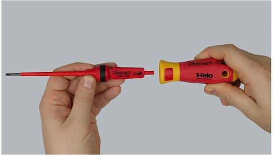 Felo Set Screwdrivers with 10 Interchangeable Tips