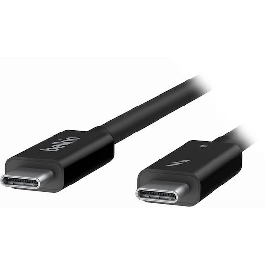 Belkin Редовна Thunderbolt 4 Кабел 100W Черен 1м