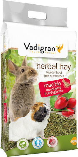 Vadigran Grass with Rose for Guinea Pig, Rabbit and Hamster 500gr