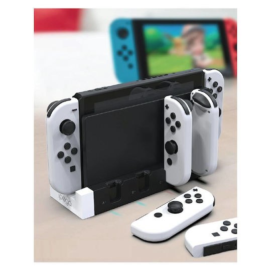 iPega PG-9186 Βάση για 4 χειριστήρια Switch Λευκή