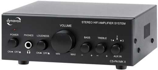 Dynavox CS-PA1 MK II Mini Integrated Hi-Fi Amplifier Stereo 60W/4Ω 207740 Black