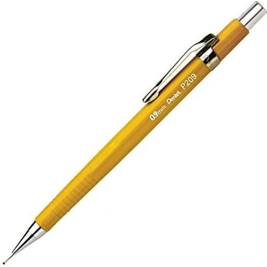 Pentel P209 Mechanical Pencil for Drawing Metallic 1pcs Orange
